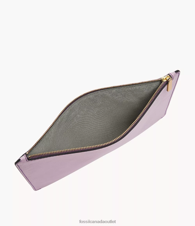 Fossil Wallet Women Purple Pouch D2VPL1995