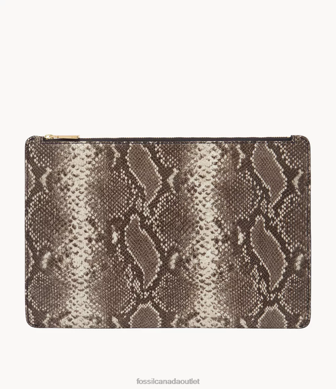Fossil Wallet Women Snake Print Pouch D2VPL1997