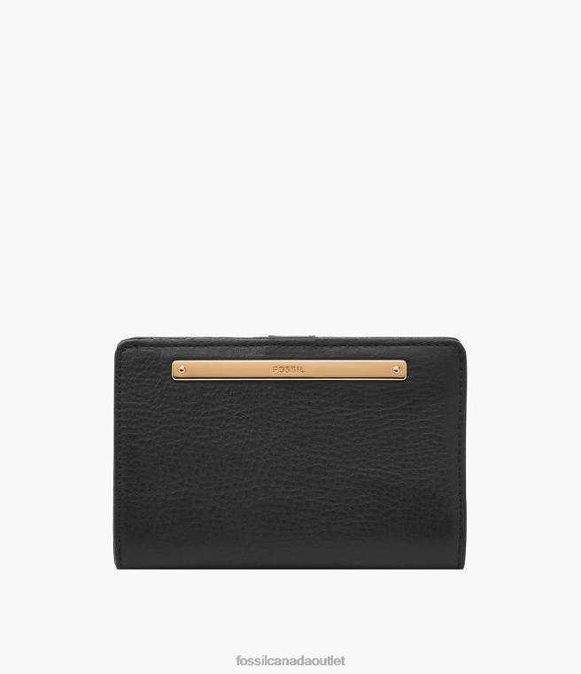Fossil Wallet Women Black Liza Multifunction D2VPL754