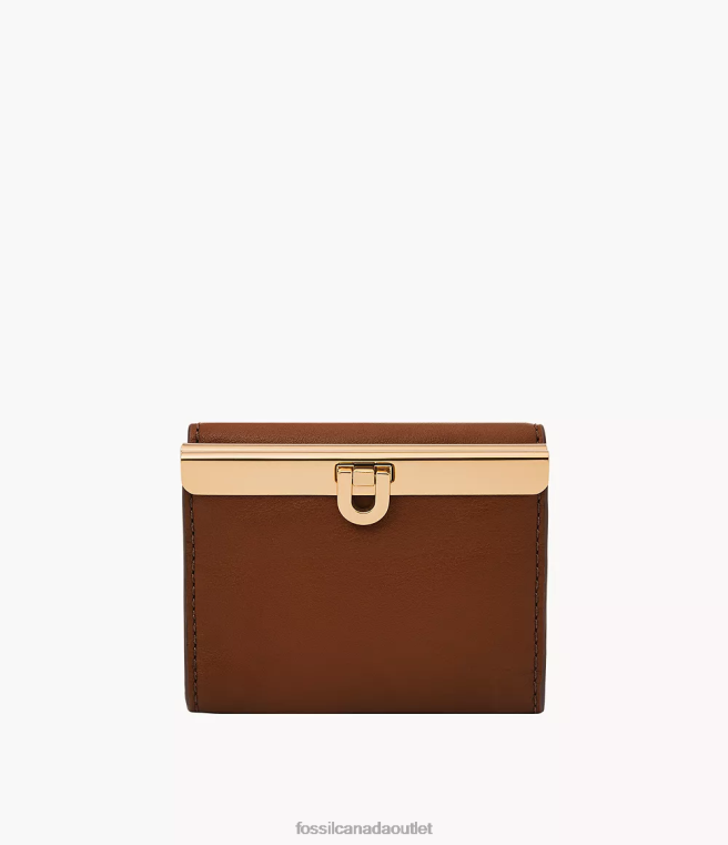 Fossil Wallet Women Brown Penrose Trifold D2VPL779