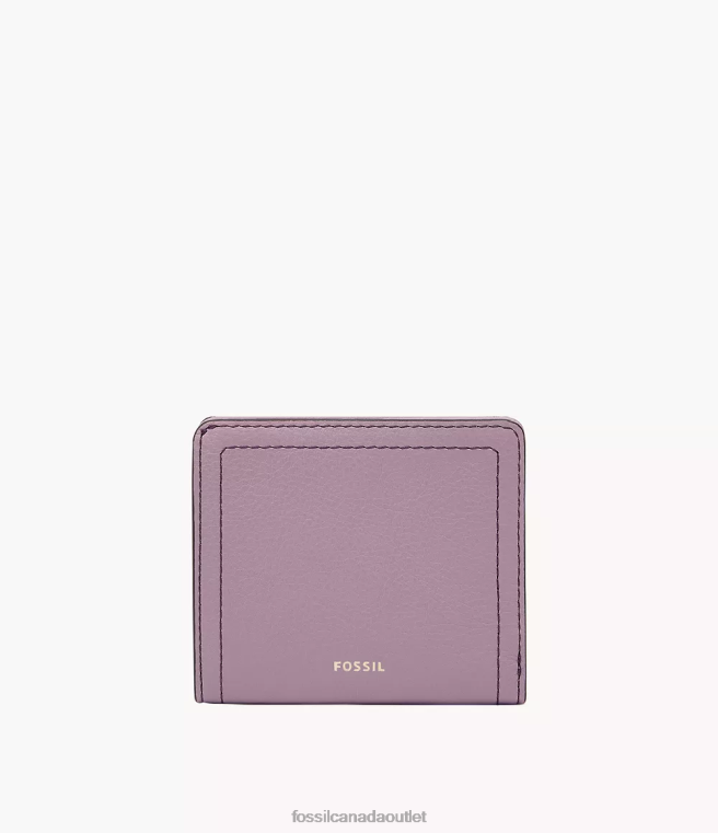 Fossil Wallet Women Purple Logan Small Bifold D2VPL751