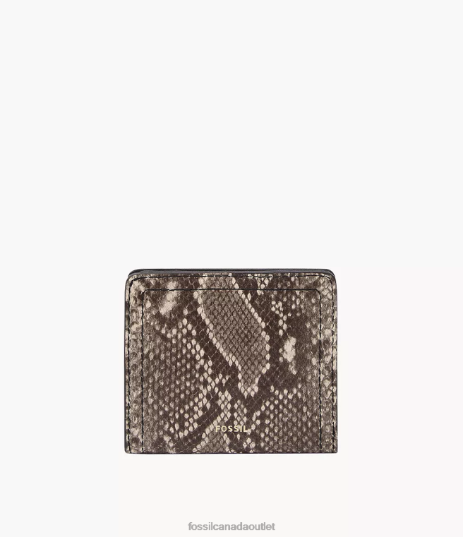 Fossil Wallet Women Snake Print Logan Small Bifold D2VPL750