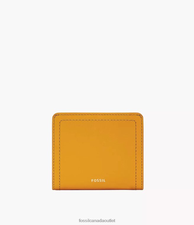 Fossil Wallet Women Yellow Logan Small Bifold D2VPL764