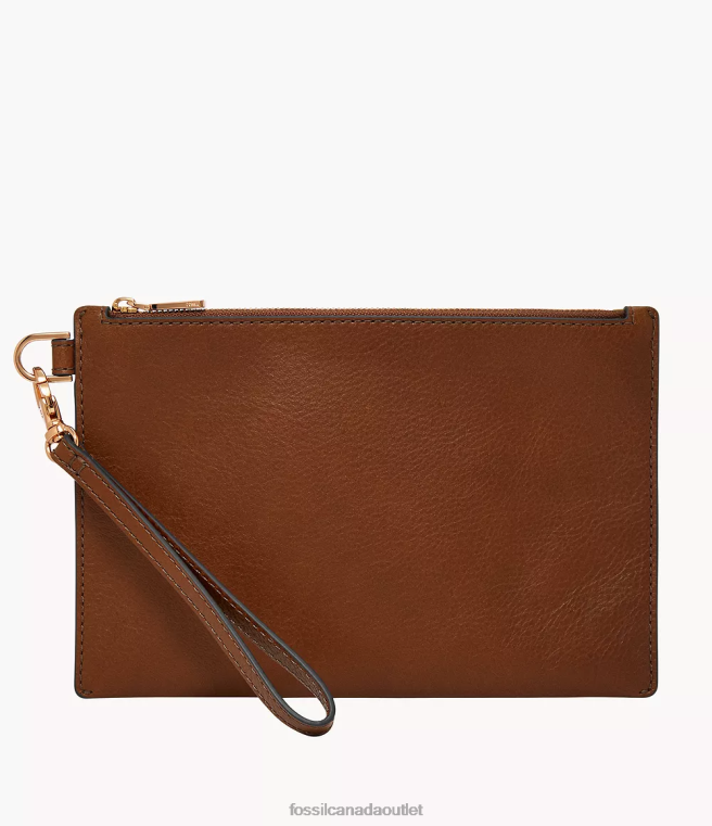 Fossil Wallet Women Brown Wristlet D2VPL789