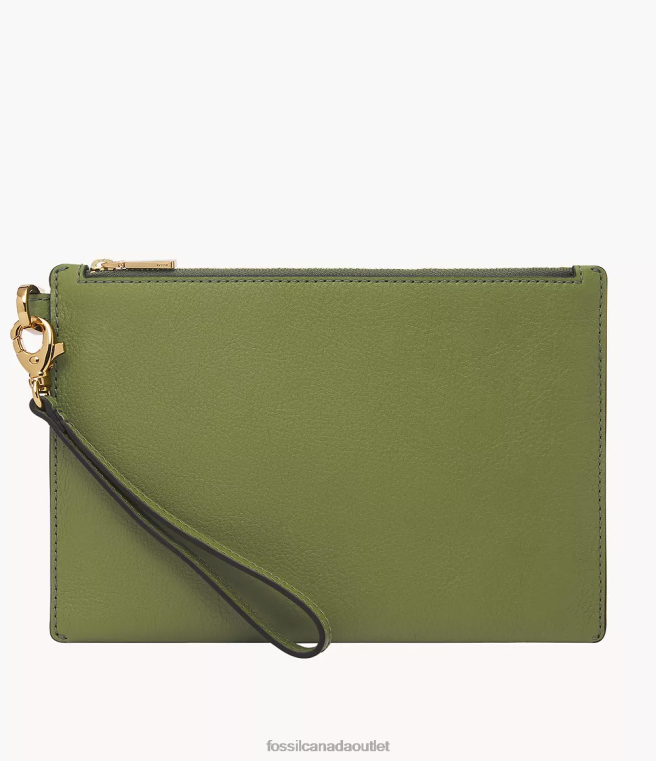 Fossil Wallet Women Green Gift Wristlet D2VPL793