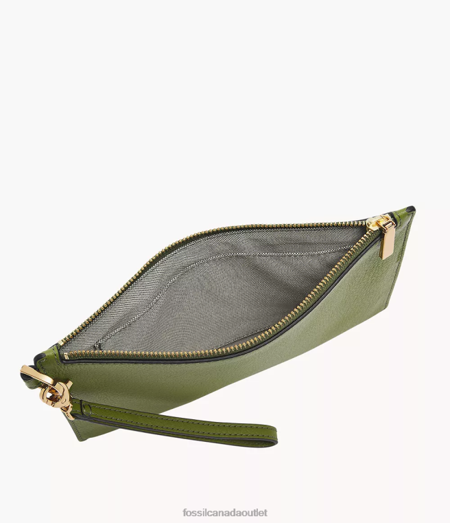 Fossil Wallet Women Green Gift Wristlet D2VPL793
