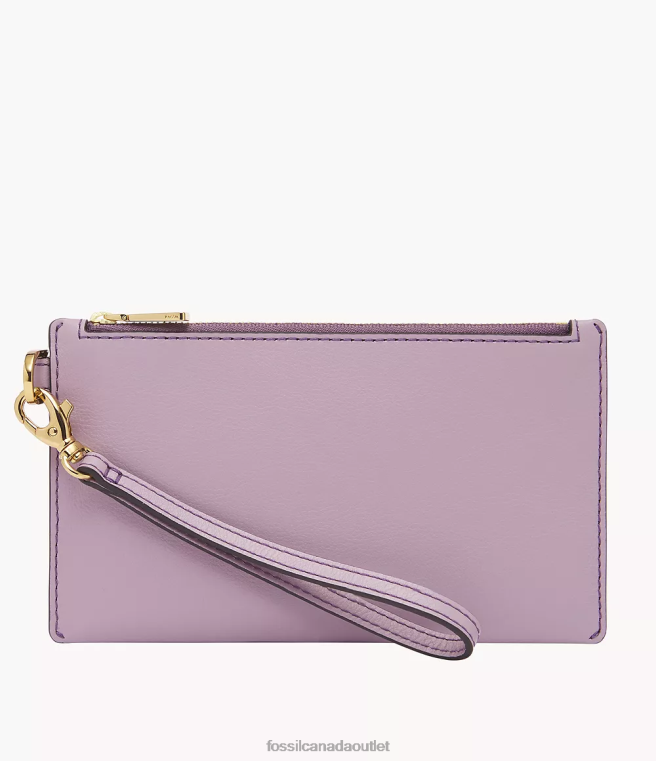 Fossil Wallet Women Purple Small Wristlet D2VPL758