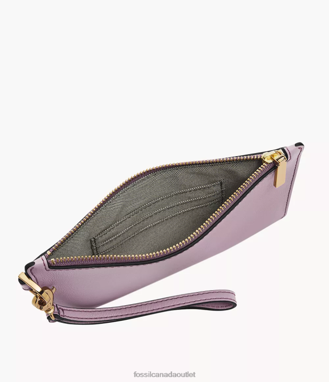 Fossil Wallet Women Purple Small Wristlet D2VPL758