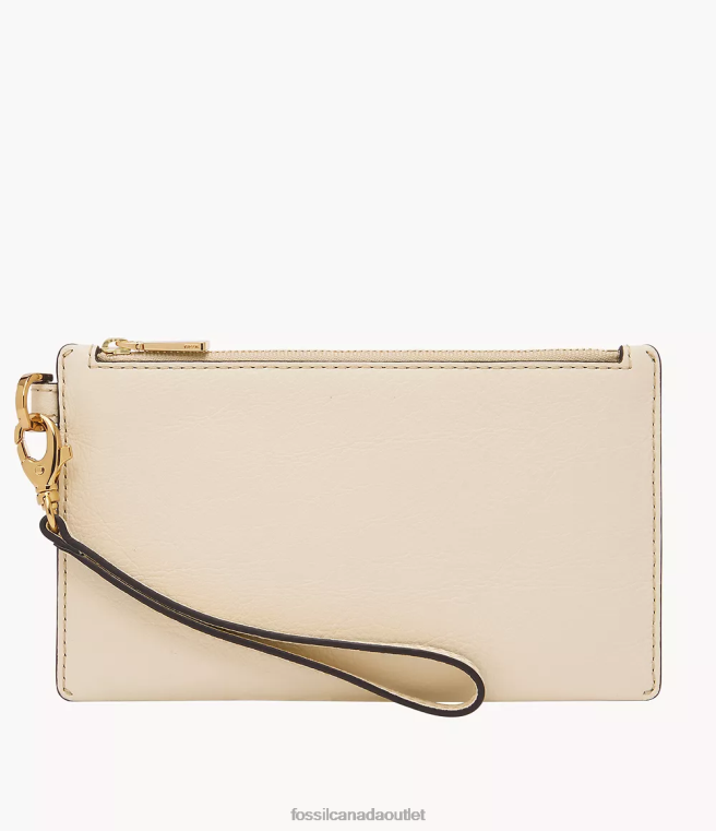 Fossil Wallet Women White Small Wristlet D2VPL795