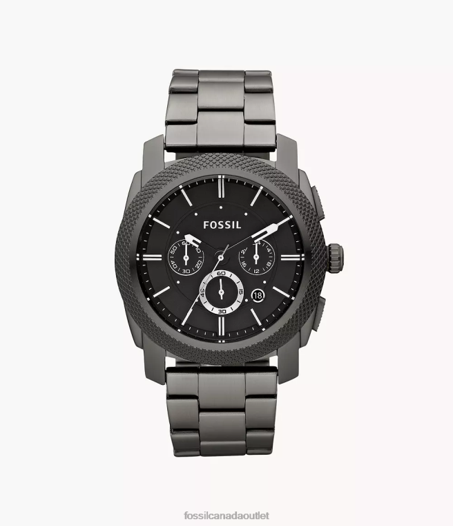 Fossil Watch Men Smoke Machine Chronograph Stainless Steel Watch D2VPL1353