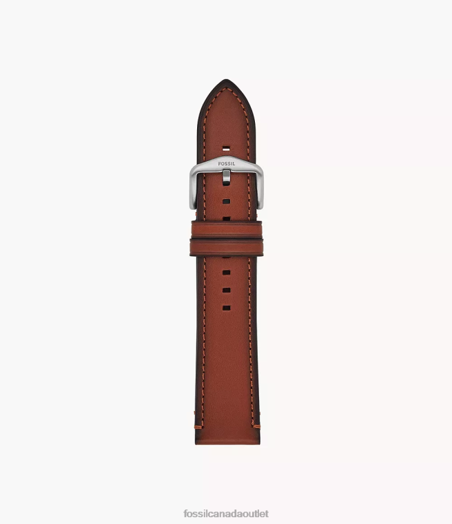 Fossil Accessory Men Amber 22mm LiteHide Leather Strap D2VPL1477
