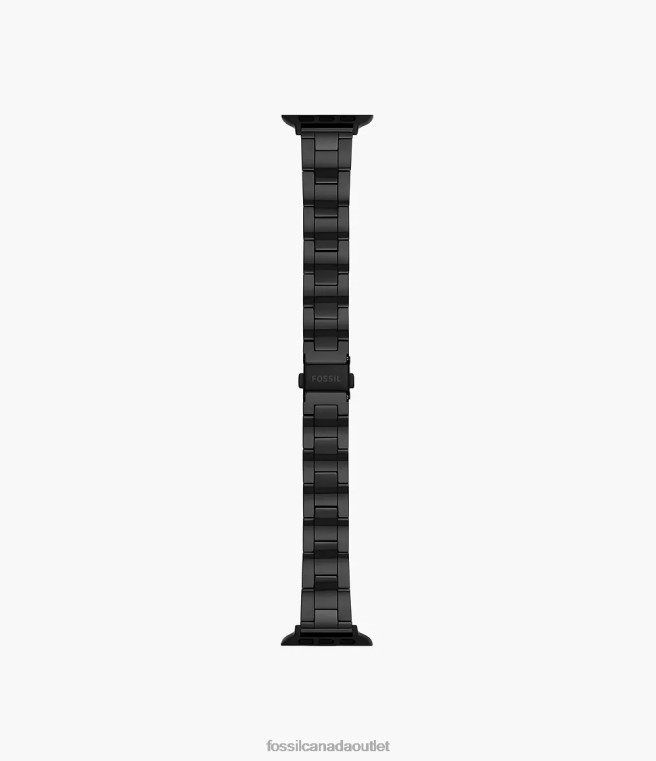 Fossil Accessory Men Black 38mm/40mm/41mm Ceramic Band for Apple Watch D2VPL1494