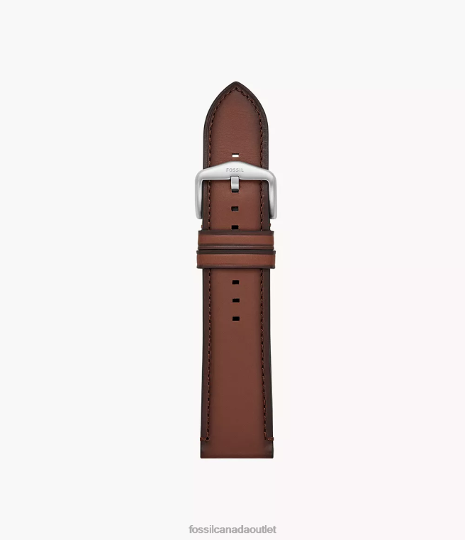 Fossil Accessory Men Medium Brown 24mm LiteHide Leather Strap D2VPL1488