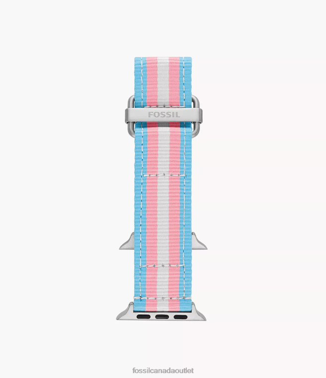 Fossil Accessory Men Multicolor 42mm/44mm/45mm rPET Band for Apple Watch D2VPL1502