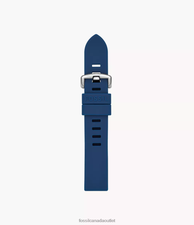 Fossil Accessory Men Navy 20mm Silicone Strap D2VPL1463