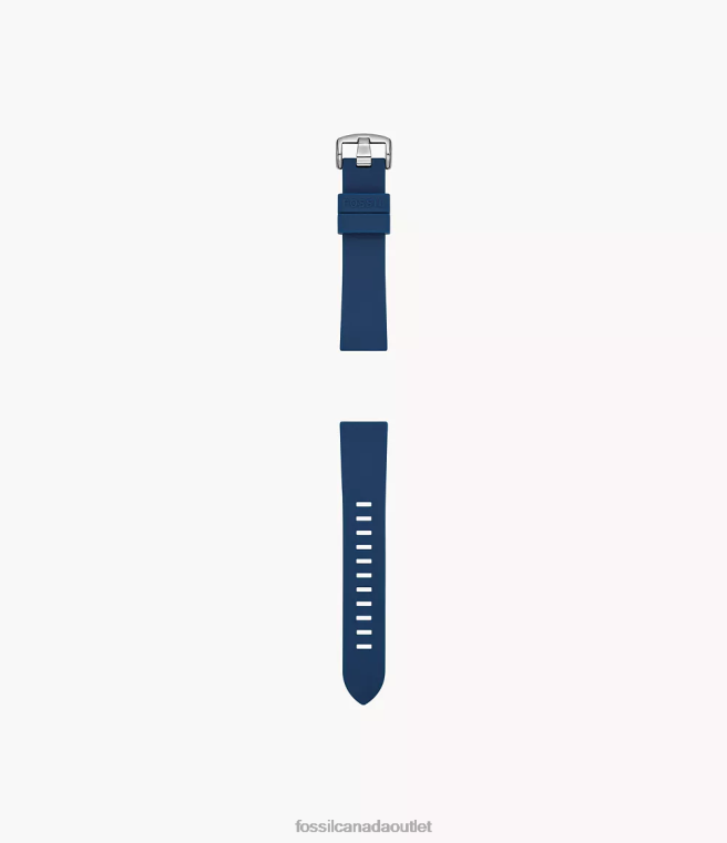 Fossil Accessory Men Navy 20mm Silicone Strap D2VPL1463