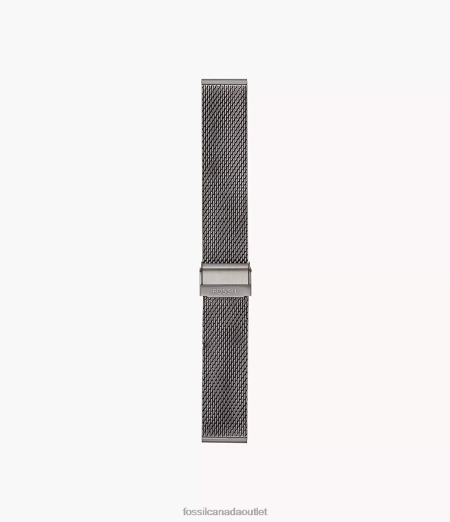 Fossil Accessory Men Smoke 22mm Steel Mesh Bracelet D2VPL1472