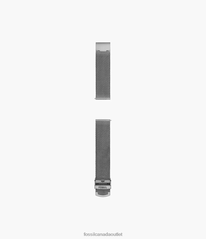 Fossil Accessory Men Smoke 22mm Steel Mesh Bracelet D2VPL1472