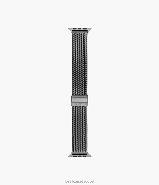 Fossil Accessory Men Smoke 42mm/44mm/45mm Stainless Steel Band for Apple Watch D2VPL1499