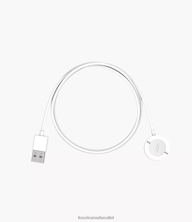 Fossil Watch Women White Gen 6 Smartwatch Rapid Charger D2VPL19