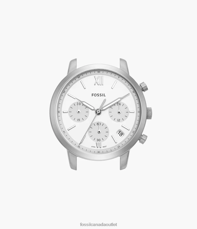 Fossil Watch Women Silver-Tone Neutra Chronograph Stainless Steel Watch Case D2VPL85
