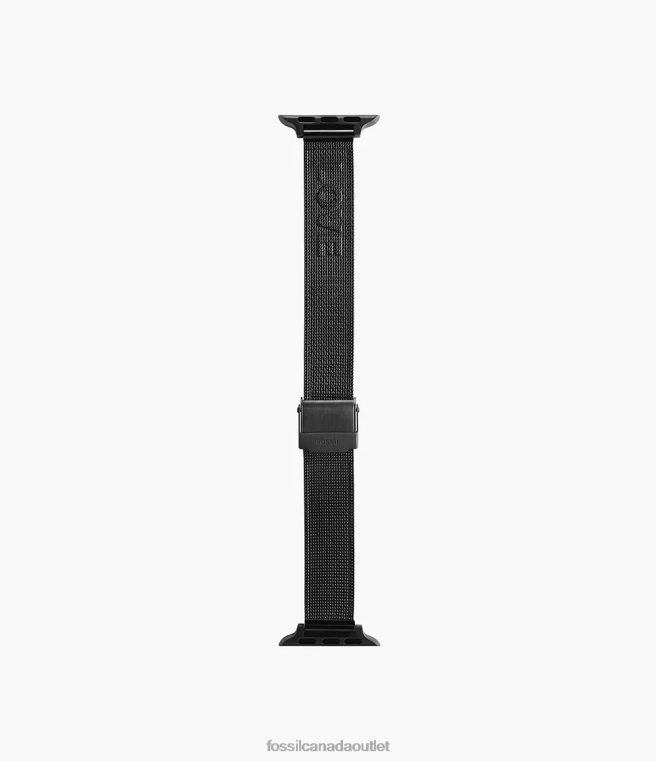 Fossil Accessory Women Black 38mm/40mm/41mm Stainless Steel Mesh Band for Apple Watch D2VPL272
