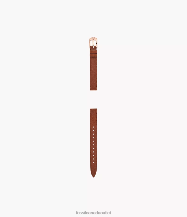 Fossil Accessory Women Medium Brown 12mm LiteHide Leather Strap D2VPL122