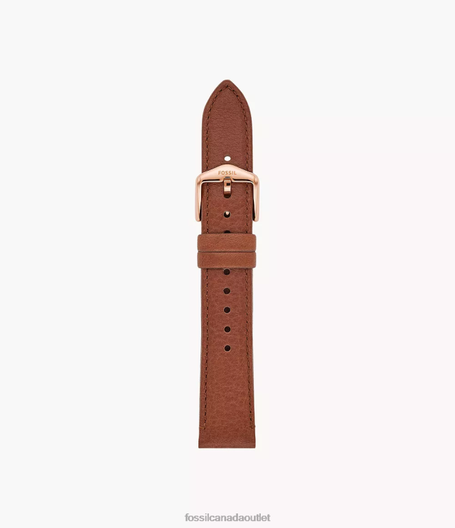 Fossil Accessory Women Medium Brown 18mm LiteHide Leather Strap D2VPL145