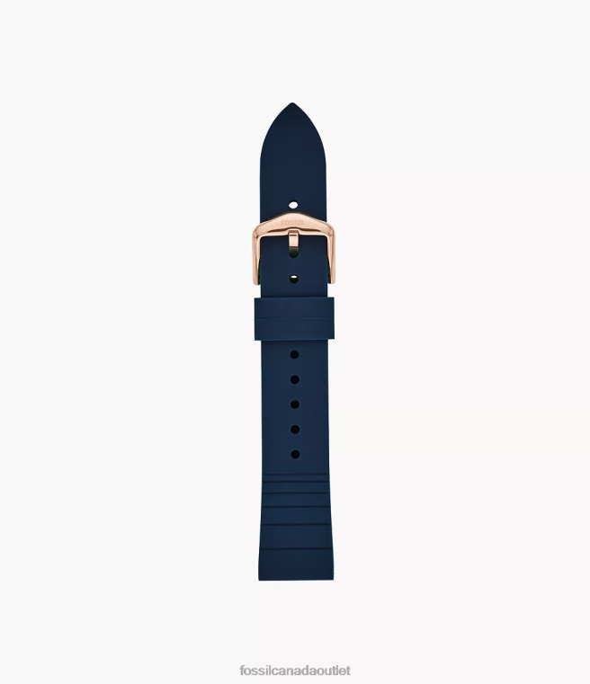 Fossil Accessory Women Navy 18mm Silicone Strap D2VPL152