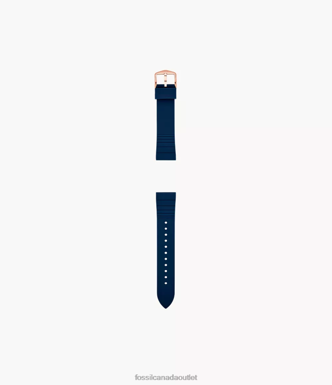 Fossil Accessory Women Navy 18mm Silicone Strap D2VPL152