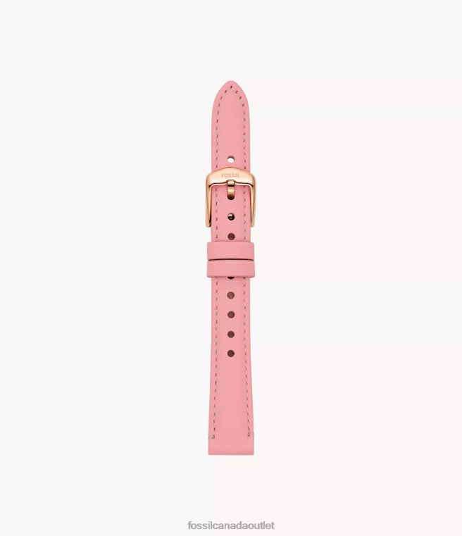 Fossil Accessory Women Pink 14mm LiteHide Leather Strap D2VPL242