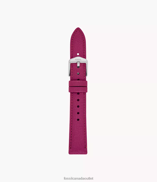 Fossil Accessory Women Raspberry 16mm LiteHide Leather Strap D2VPL278