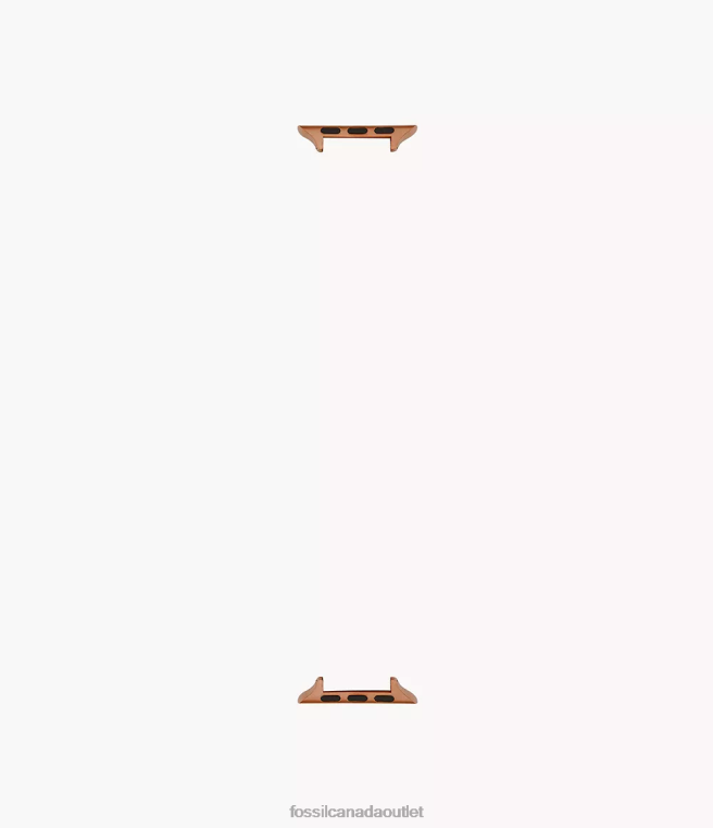 Fossil Accessory Women Rose Gold 38mm/40mm/41mm Stainless Steel Band Connector for Apple Watch D2VPL173