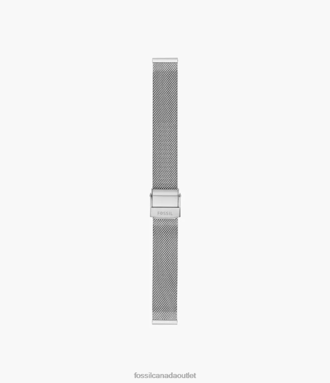 Fossil Accessory Women Silver 14mm Steel Mesh Bracelet D2VPL129
