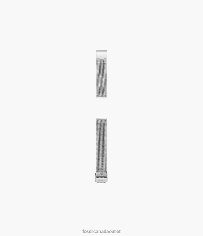 Fossil Accessory Women Silver 16mm Stainless Steel Mesh Bracelet D2VPL135