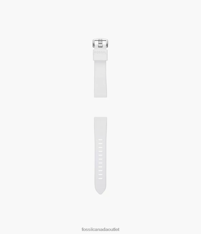 Fossil Accessory Women White 20mm Silicone Strap D2VPL159